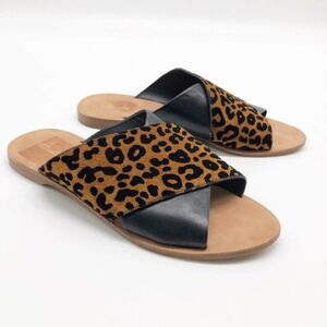 DIANE VON FURSTENBERG Baile Leopard-Print Sandals